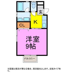 グリーンヒルズⅡの物件間取画像